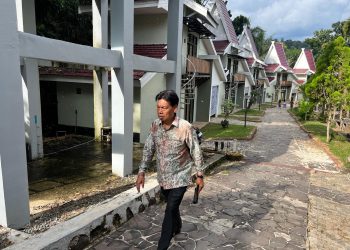 WABUP HSS TINJAU KAWASAN WISATA TANUHI DAN PANTAU KUNJUNGAN WISATAWAN SAAT LIBUR PANJANG
