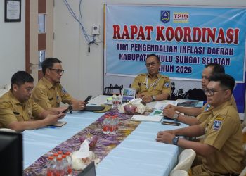 SEKDA KAB. HSS PERKUAT SINERGI PENGENDALIAN INFLASI DAN IMPLEMENTASI PRODUK HALAL