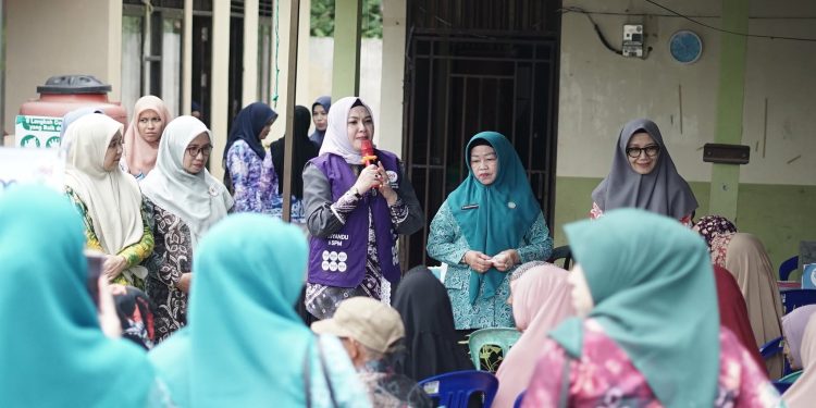 KETUA TP PKK KAB. HSS LAKSANAKAN PEMBINAAN AKU HATINYA PKK DAN POSYANDU DI KECAMATAN SUNGAI RAYA