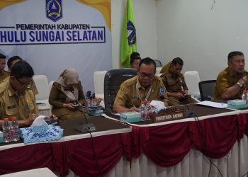 SEKDA HSS IKUTI BIMBINGAN TEKNIS KABUPATEN ANTIKORUPSI DARI KPK RI