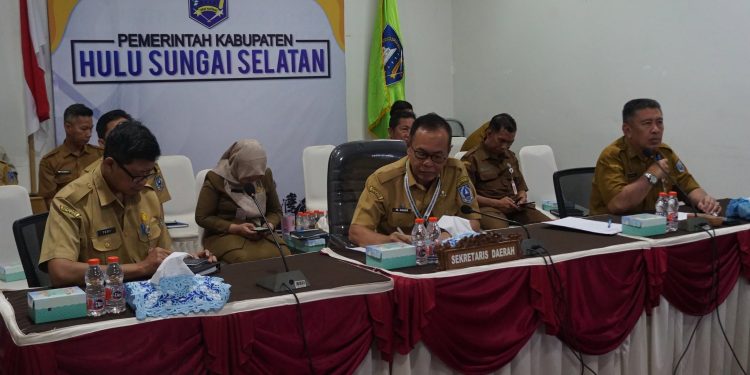 SEKDA HSS IKUTI BIMBINGAN TEKNIS KABUPATEN ANTIKORUPSI DARI KPK RI