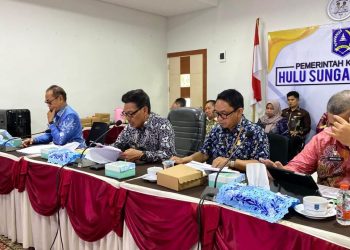 PEMKAB HSS IKUTI VALIDASI IPKD SECARA VIRTUAL, WAKIL BUPATI PAPARKAN STRATEGI PENGELOLAAN KEUANGAN DAERAH DI HADAPAN TIM PAKAR KEMENDAGRI