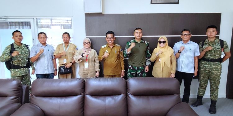 PERKUAT SINERGI, PEMKAB HSS DAN DANYON TP MATANGKAN KOLABORASI DUKUNG PROGRAM KETAHANAN PANGAN NASIONAL