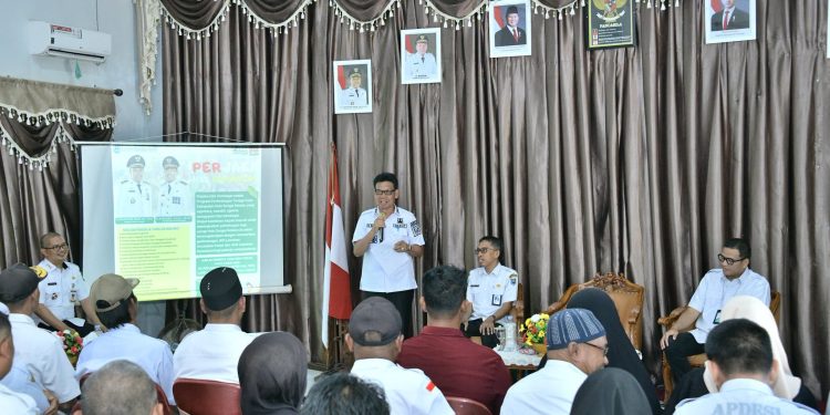 WABUP HSS BUKA SOSIALISASI PERJAKA HSS SEMANGAT, PERKUAT PERLINDUNGAN BAGI PEKERJA RENTAN