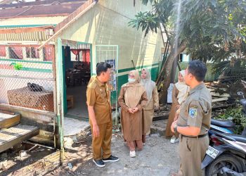 DEMI KENYAMANAN BELAJAR SISWA, WABUP HSS MINTA REHABILITASI SDN TUMBUKAN BANYU DIPERCEPAT