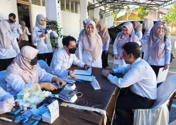 PEMKAB HSS GELAR CEK KESEHATAN GRATIS BAGI ASN LINGKUP PEMKAB HSS