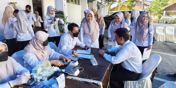 PEMKAB HSS GELAR CEK KESEHATAN GRATIS BAGI ASN LINGKUP PEMKAB HSS