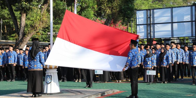 PEMKAB HSS GELAR APEL KESADARAN NASIONAL BULAN JULI 2026, PERKUAT SINERGI PELAYANAN PUBLIK DAN APRESIASI KINERJA ASN