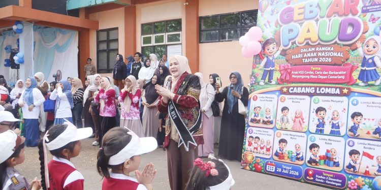BUNDA PAUD HSS BUKA PUNCAK GEBYAR PAUD 2026, TUMBUHKAN GENERASI CERDAS, CERIA, DAN BERKARAKTER