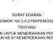 SURAT EDARAN HUT KEMERDEKAAN 2026