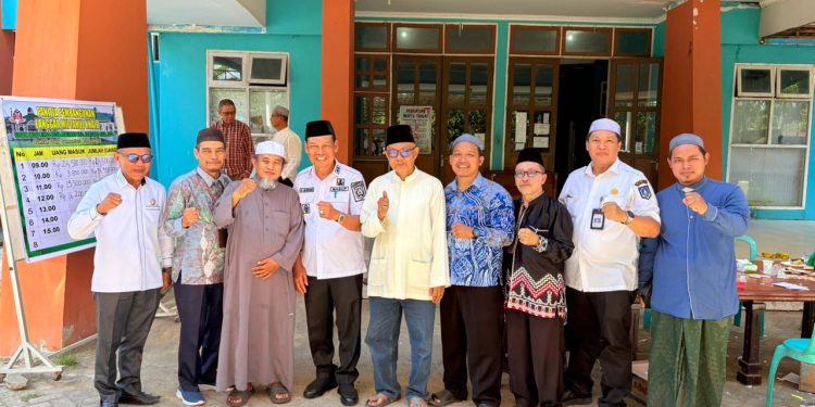 WABUP HSS HADIRI SAPRAH AMAL PEMBANGUNAN LANGGAR MIFTAHUL KHAIR