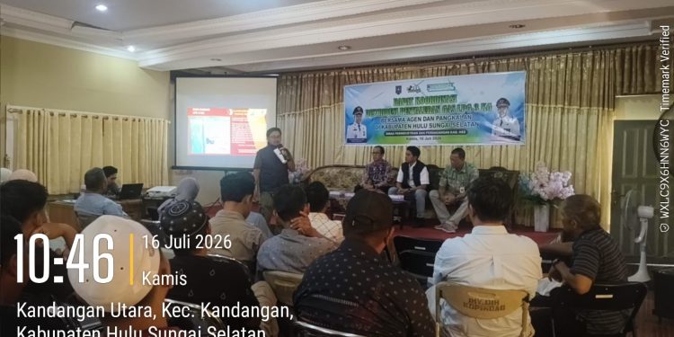 KOORDINASI DISTRIBUSI PENYALURAN LPG 3 KG BERSAMA AGEN DAN PANGKALAN DI KABUPATEN HULU SUNGAI SELATAN