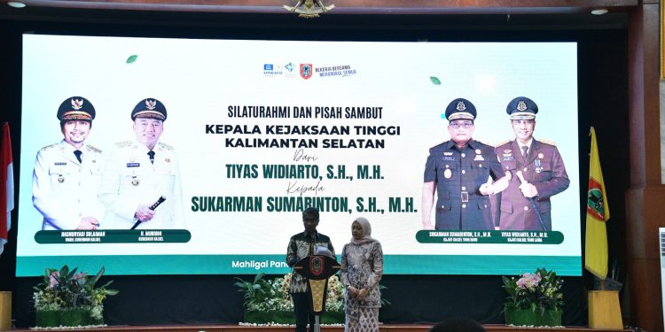 WABUP HSS HADIRI PISAH SAMBUT KAJATI KALSEL, PERKUAT SINERGI PENEGAKAN HUKUM