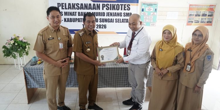 PETAKAN POTENSI SEJAK DINI, PEMKAB HSS GELAR PSIKOTES BAKAT DAN MINAT BAGI 4.184 SISWA SMP DI HULU SUNGAI SELATAN