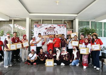GELORAKAN SEMANGAT KEMERDEKAAN, JAJARAN SETDA HSS BERSATU DALAM SUASANA PENUH KECERIAAN