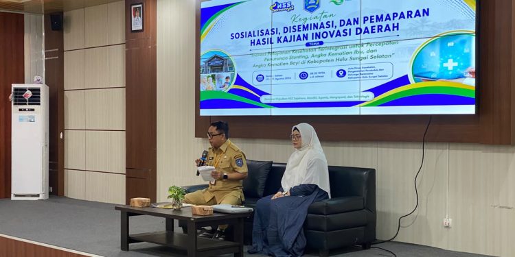 BAPPERIDA DAN DINKES PPKB KAB.HSS PERKUAT INOVASI KIA “SI GAWI BAIK” BERLANDASKAN REGULASI NASIONAL