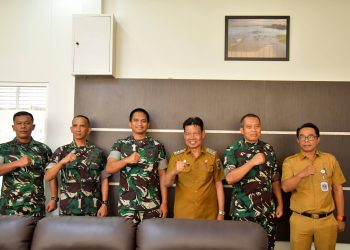 PEMKAB HSS PERKUAT SINERGI BERSAMA TNI DALAM PENCEGAHAN DAN PENANGANAN KARHUTLA