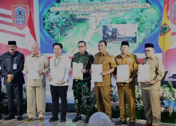 BUPATI HSS DUKUNG KOLABORASI PERCEPAT PEMBANGUNAN INFRASTRUKTUR DI KALSEL