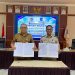 PERKUAT SINERGI PENGELOLAAN PERTANAHAN, PENDAPATAN DAERAH DAN BARANG MILIK DAERAH, KANTOR PERTANAHAN HSS DAN BPKPD HSS TANDATANGANI PKS