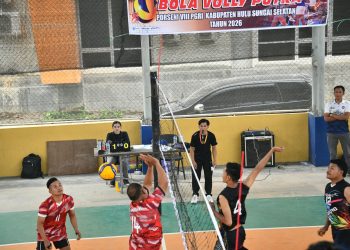 PADANG BATUNG PIMPIN PEROLEHAN EMAS SEMENTARA PORSENI PGRI HSS, KANDANGAN KANTONGI MEDALI TERBANYAK