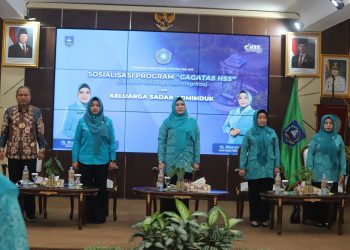 SOSIALISASI ANTIKORUPSI DAN ADMINDUK, TP PKK HSS AJAK KELUARGA TANAMKAN INTEGRITAS SEJAK DINI
