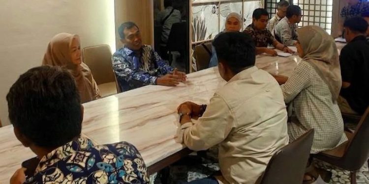 BUPATI HSS KOORDINASIKAN PENANGANAN BANJIR DAN BENDUNG MALUTU BERSAMA BWS DAN BRMP KALSEL