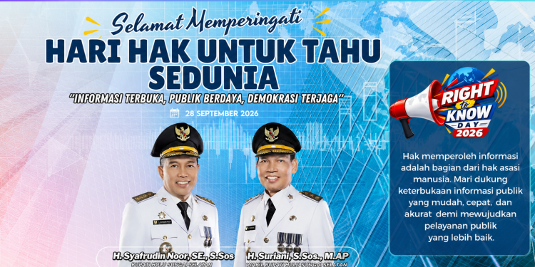 π’ SELAMAT HARI HAK UNTUK TAHU SEDUNIA 2026!